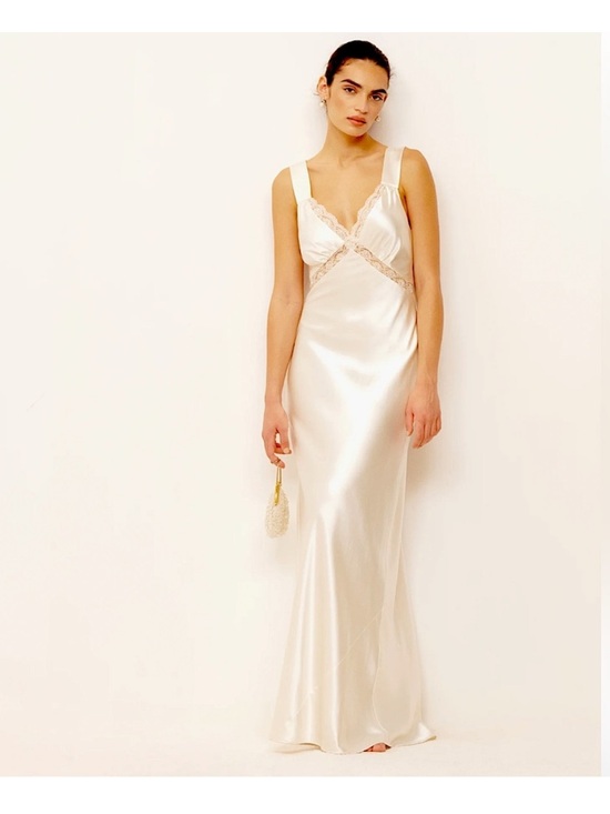 Reformation Dresses & Skirts - Reformation Chania Silk Dress Ivory Size Small *No Buttons
